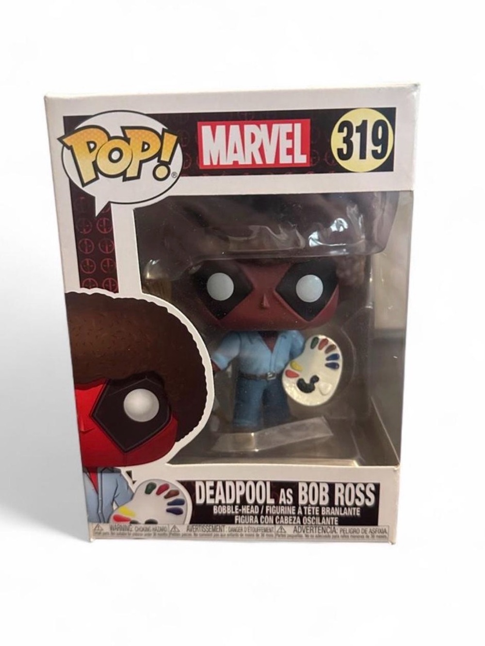 Funko Pop! 319 Deadpool as Bob Ross